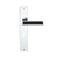 Riflesso Rocks (Blue) Crystal Door Leve